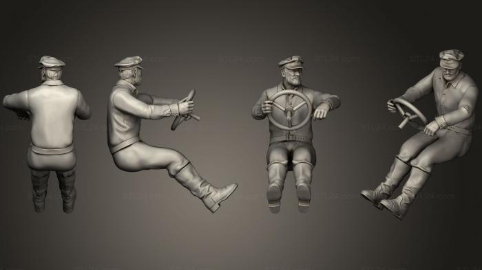 Military figurines (drivers3, STKW_0303) 3D models for cnc